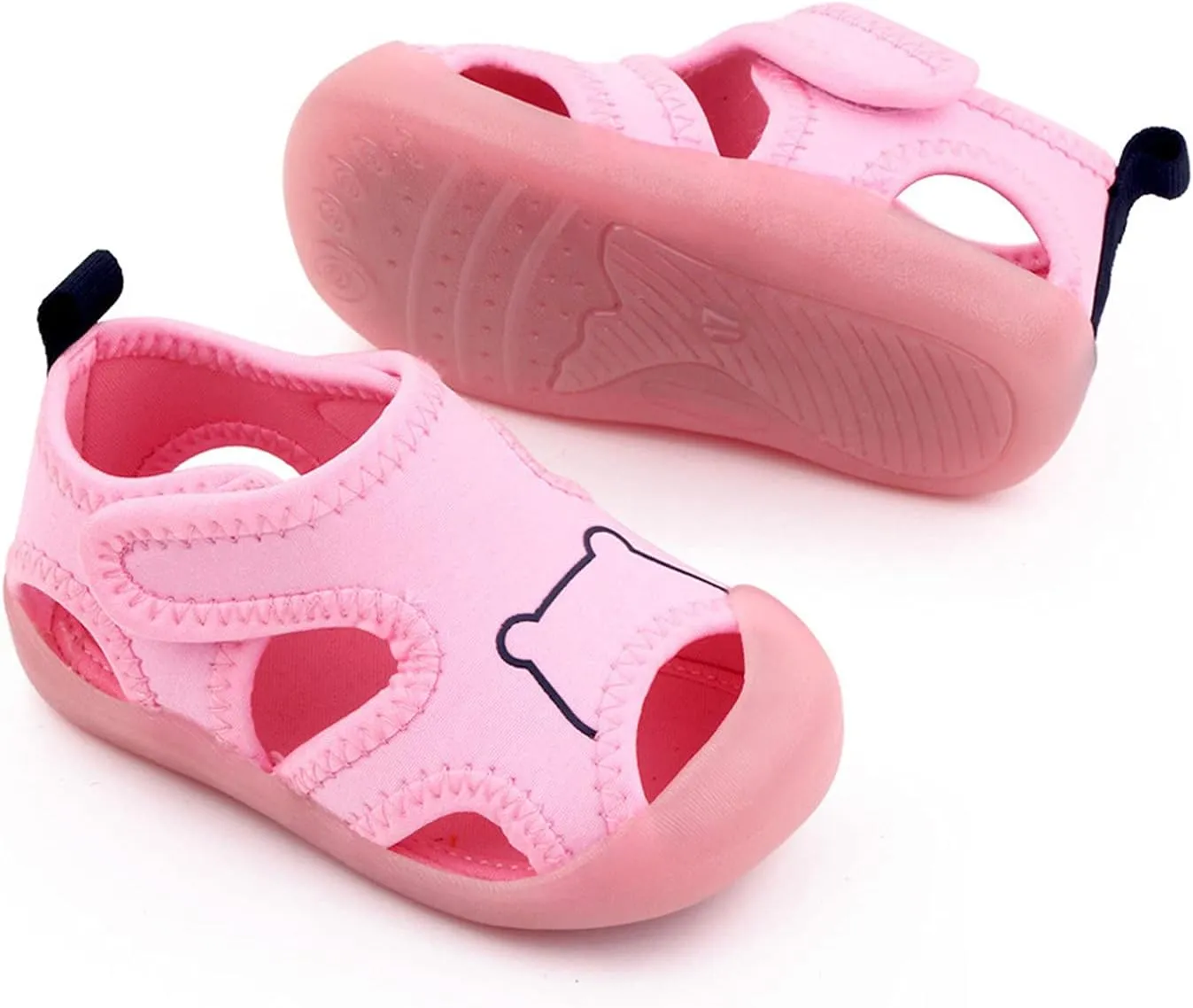 Shoes Boy Kids Bear Soft Sole Rubber Sandals Sneaker Flat Walking Non-Slip Girls Baby Shoes Girls Gold Sandal