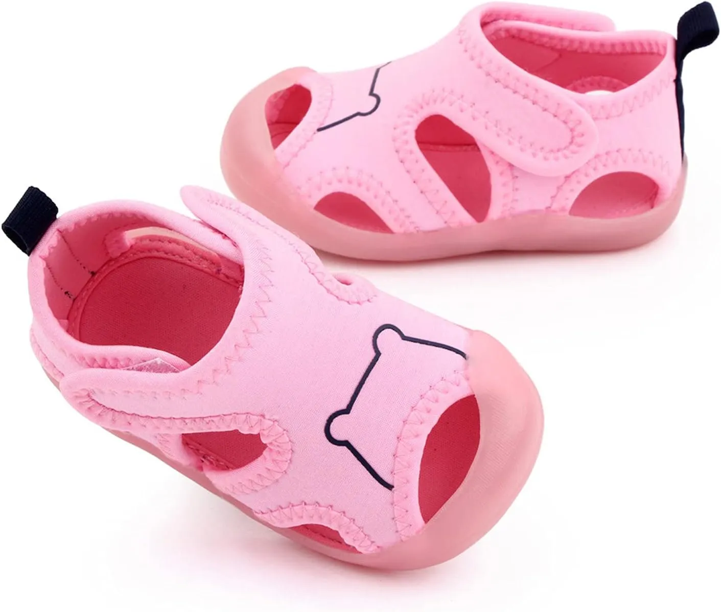 Shoes Boy Kids Bear Soft Sole Rubber Sandals Sneaker Flat Walking Non-Slip Girls Baby Shoes Girls Gold Sandal