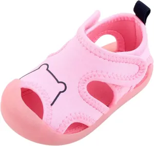 Shoes Boy Kids Bear Soft Sole Rubber Sandals Sneaker Flat Walking Non-Slip Girls Baby Shoes Girls Gold Sandal