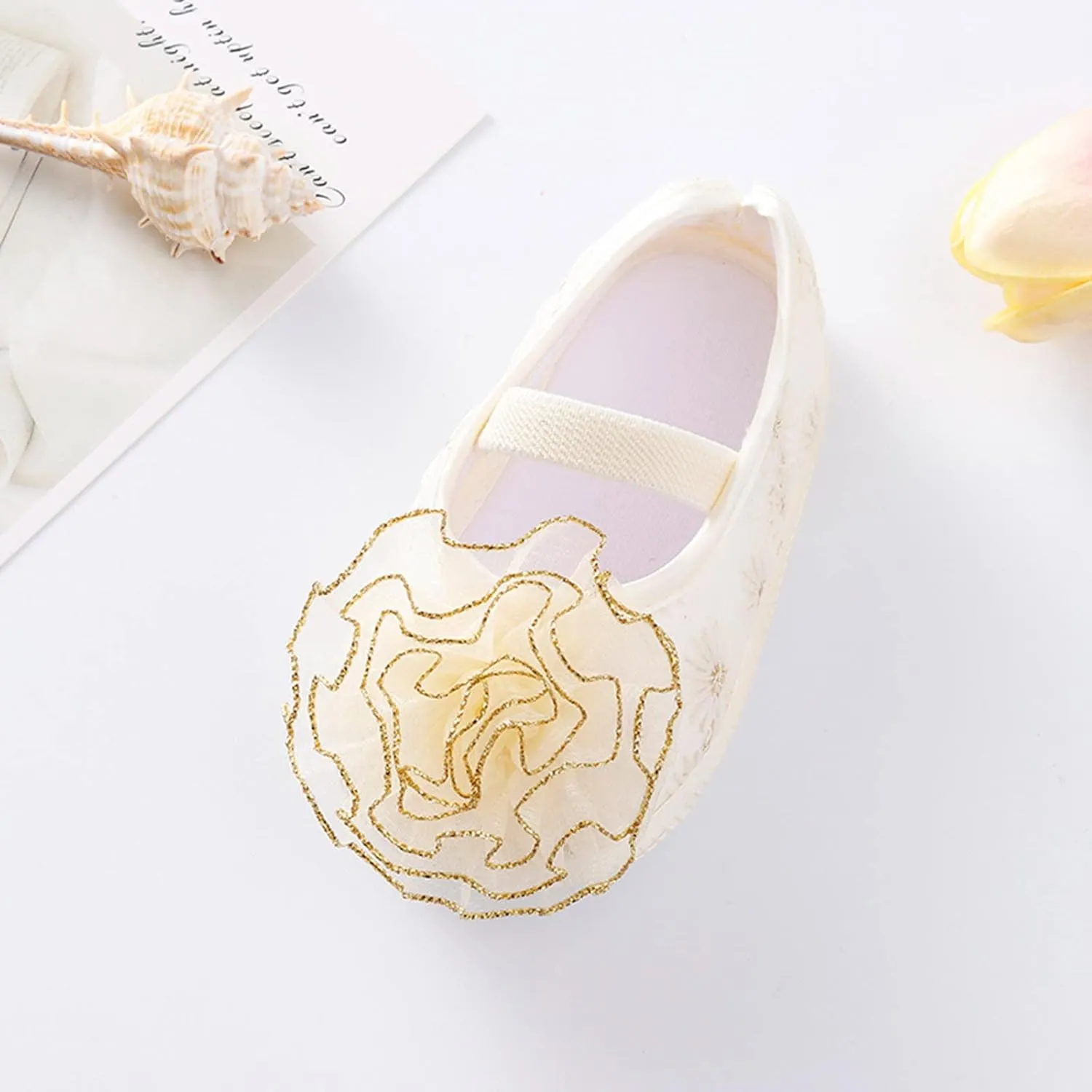 Shoes for 10 Year Old Girls Shoes Shoes Little Child Sole Princess Toddler Flowers Shoes Soft Cute Baby Wrestling Shoes