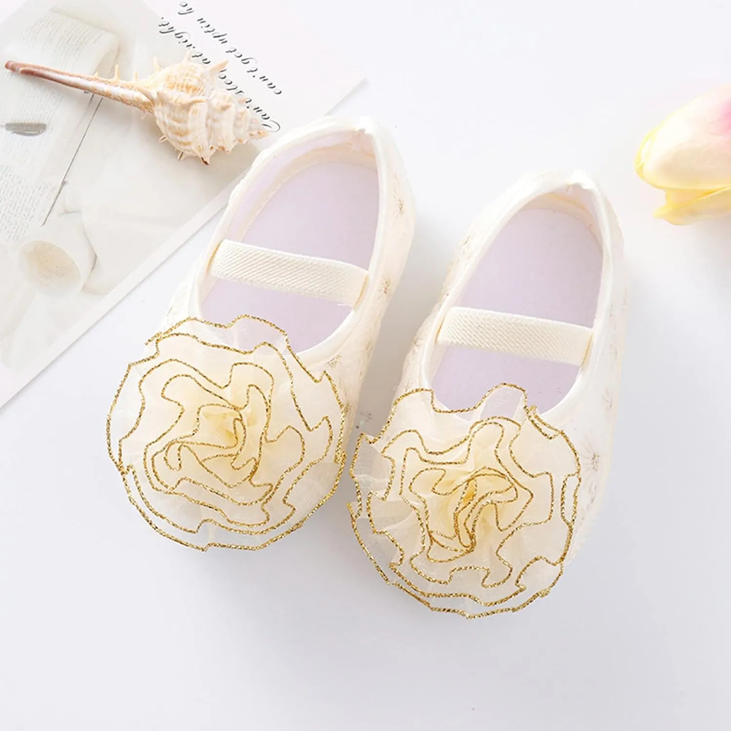 Shoes for 10 Year Old Girls Shoes Shoes Little Child Sole Princess Toddler Flowers Shoes Soft Cute Baby Wrestling Shoes