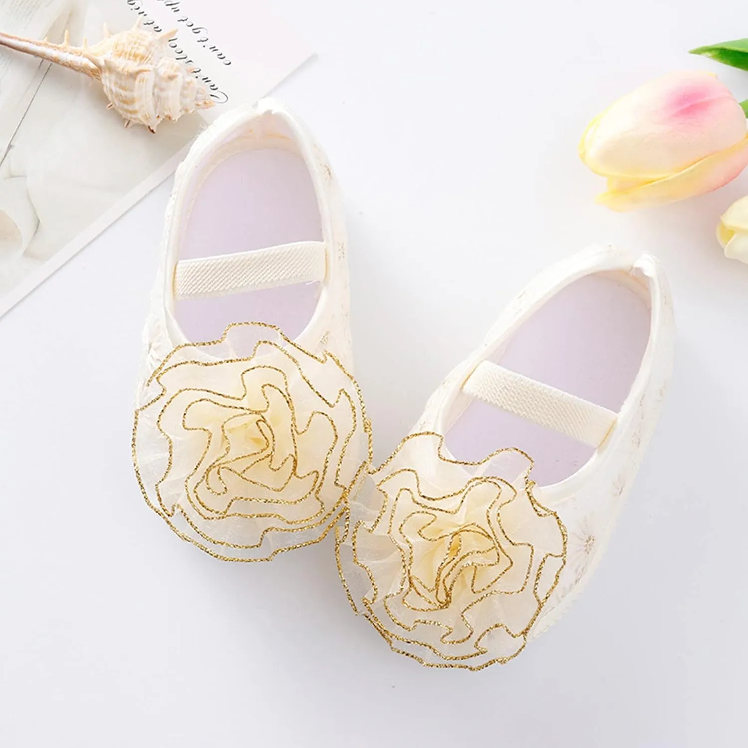 Shoes for 10 Year Old Girls Shoes Shoes Little Child Sole Princess Toddler Flowers Shoes Soft Cute Baby Wrestling Shoes