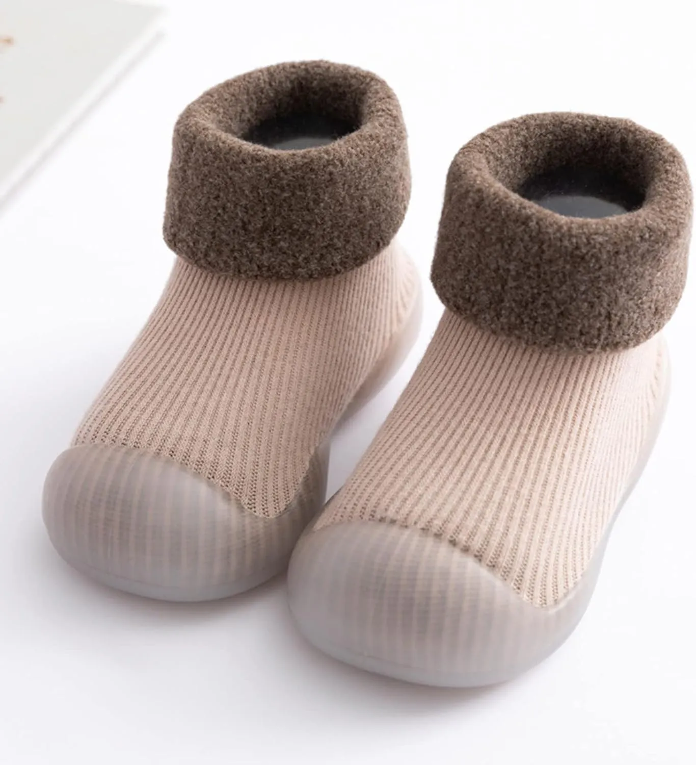 Slippers for Teen Boys Girls Socks Slipper Soft Baby Boys Rubber Shoes Sole Solid Children's Slippers for Boys