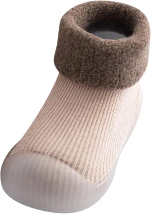 Slippers for Teen Boys Girls Socks Slipper Soft Baby Boys Rubber Shoes Sole Solid Children's Slippers for Boys