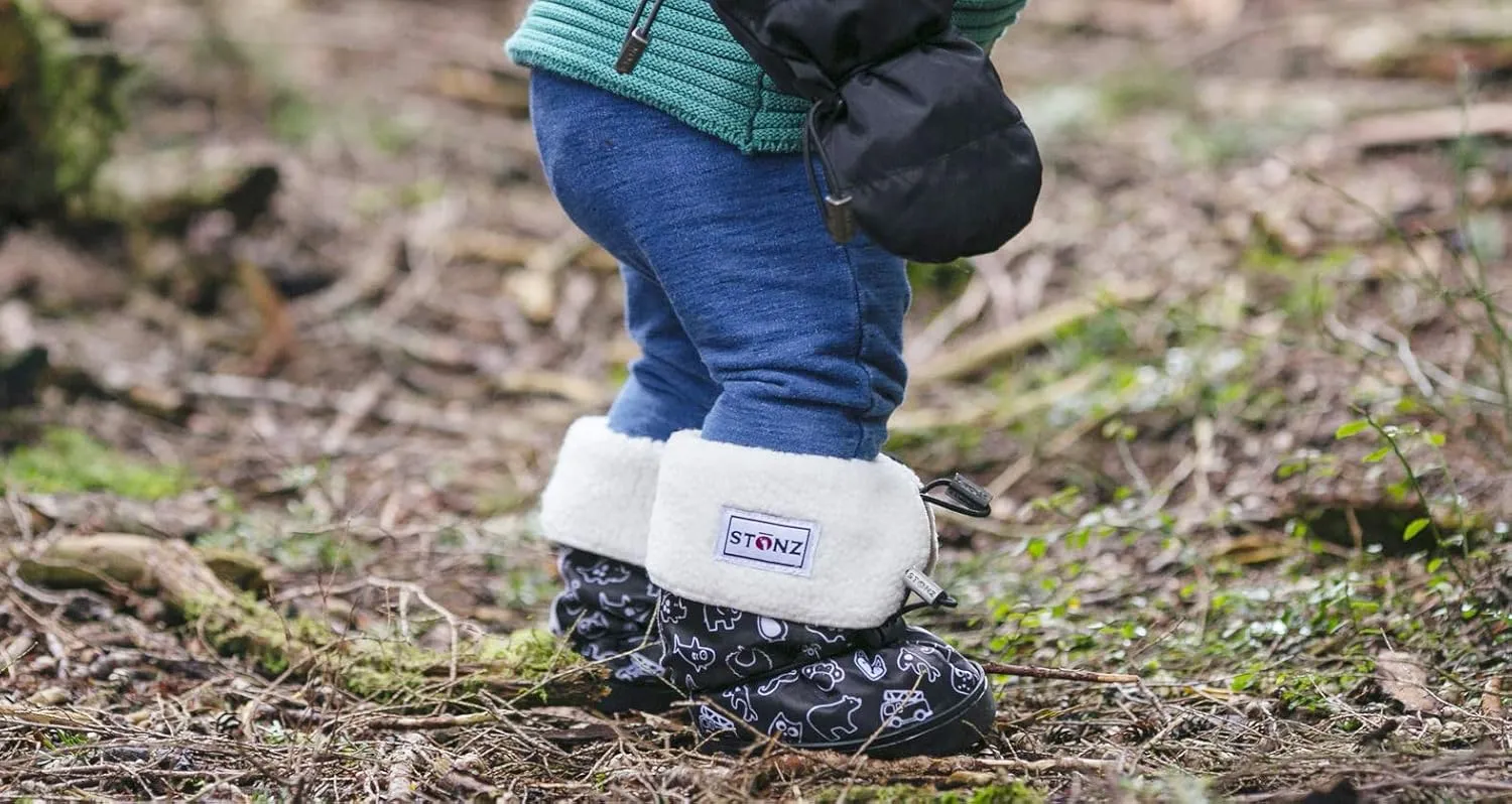 Stonz Bootie Liners Insert - Cold Weather Fleece Shoe Inserts- Cozy, Lightweight Inserts With Extra-Protection