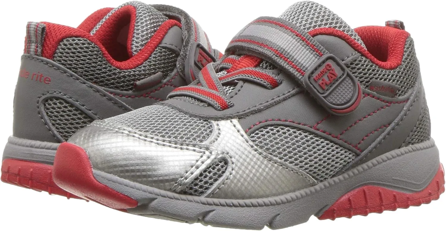 Stride Rite Baby-Boy's Indy Leather Athletic Sneaker