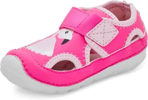 Stride Rite Baby SM Splash Water Shoe, Pink Flamingo, 3.5 US Unisex Infant
