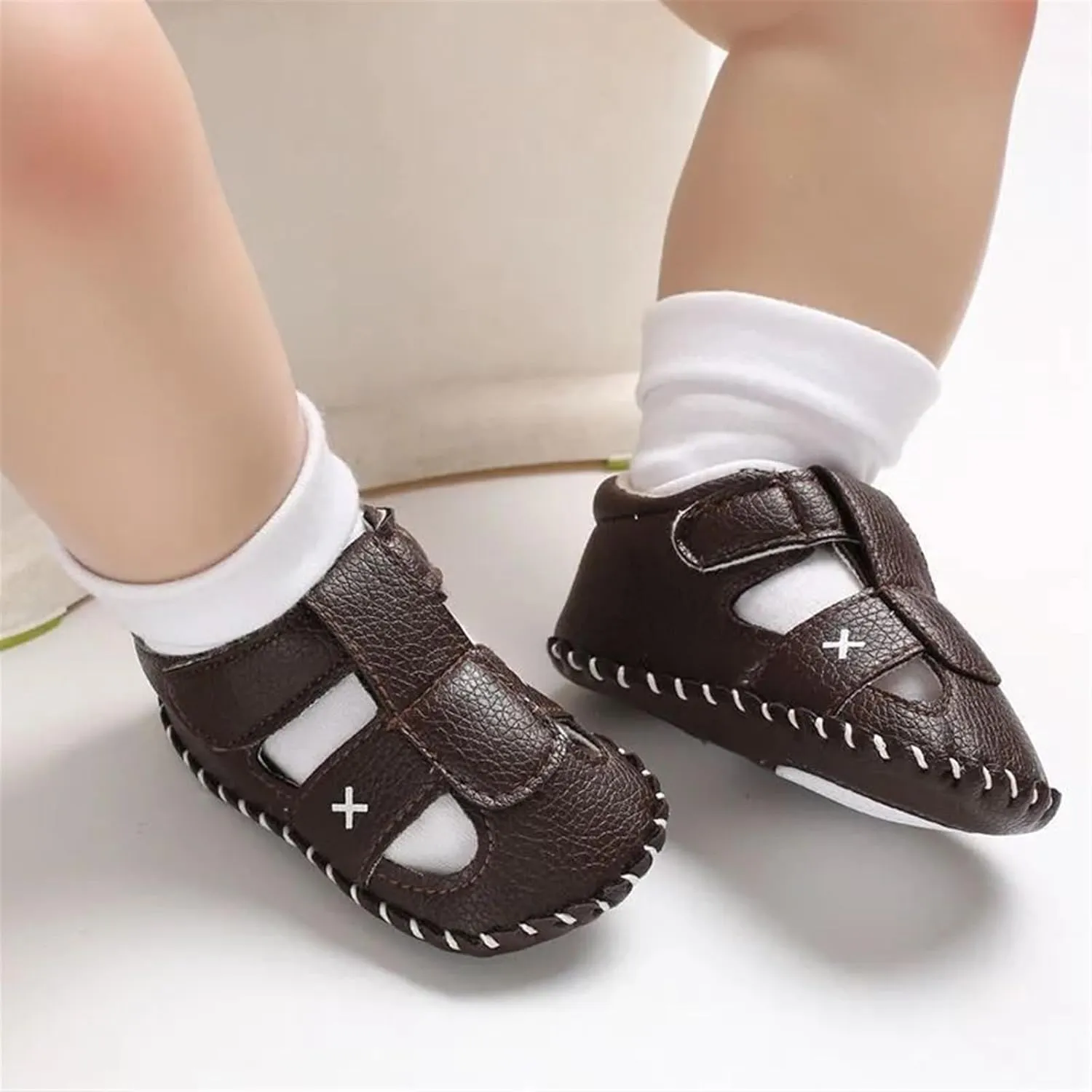 Summer Baby Baotou Sandals Learning Walking Shoes Soft Sole Anti slip Baby Shoes