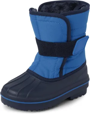 The Children's Place Unisex-Child and Toddler Faux Fur Trim Winter Snow Boots