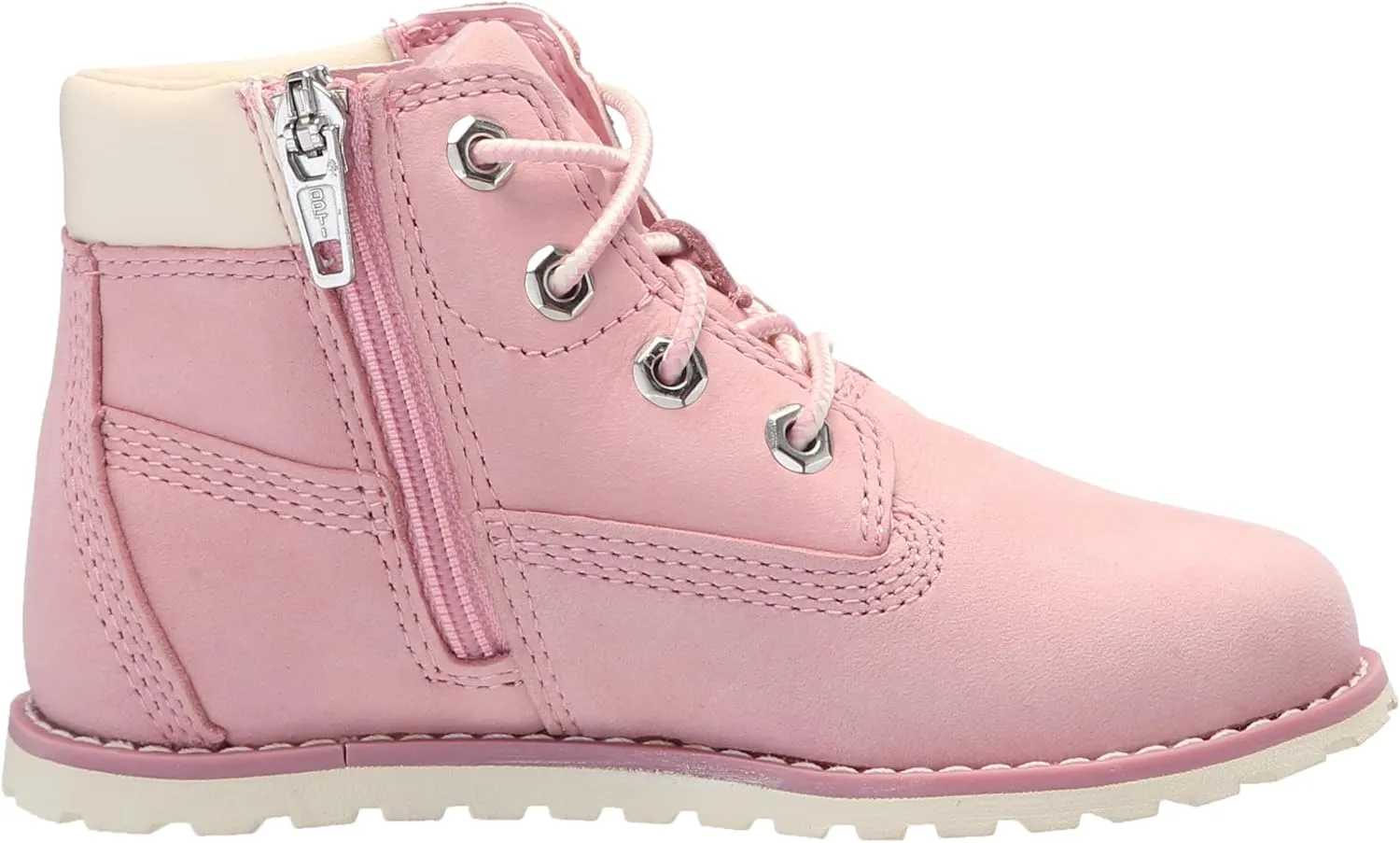 Timberland Boy's Pokey Pine Mid Side Zip Boot Closure