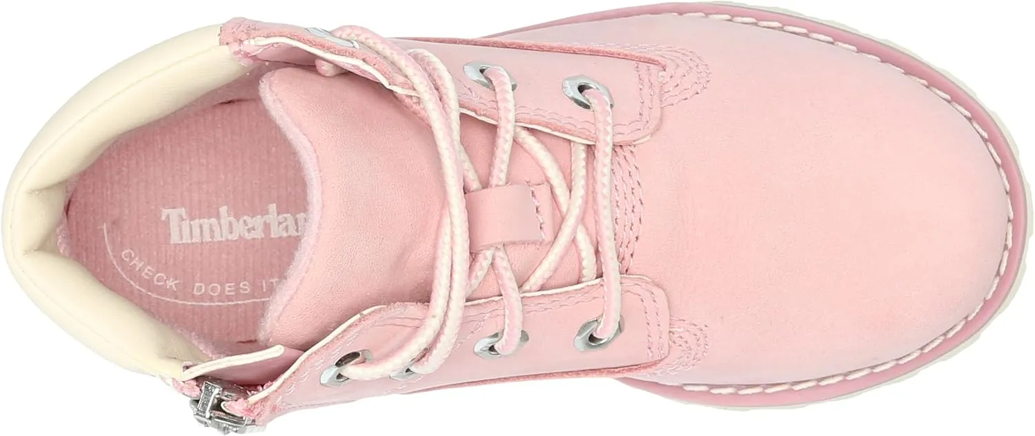 Timberland Boy's Pokey Pine Mid Side Zip Boot Closure