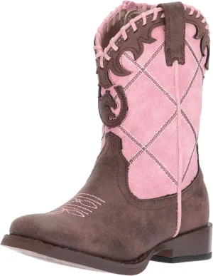 TIN HAUL Baby-Girl's Lacy Traditional Cowboy Boots