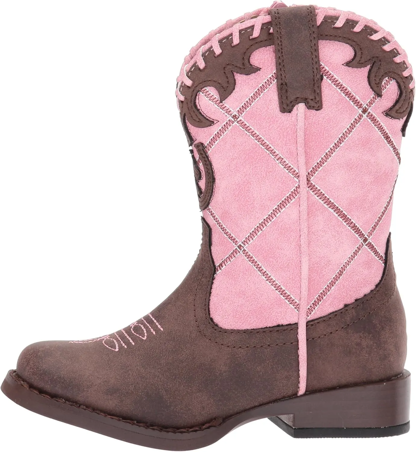 TIN HAUL Baby-Girl's Lacy Traditional Cowboy Boots
