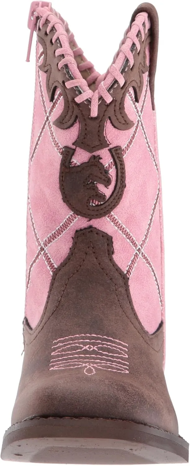 TIN HAUL Baby-Girl's Lacy Traditional Cowboy Boots