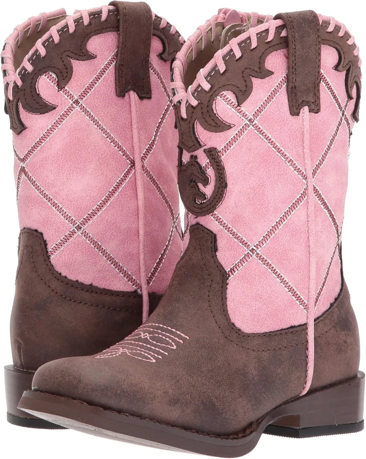 TIN HAUL Baby-Girl's Lacy Traditional Cowboy Boots