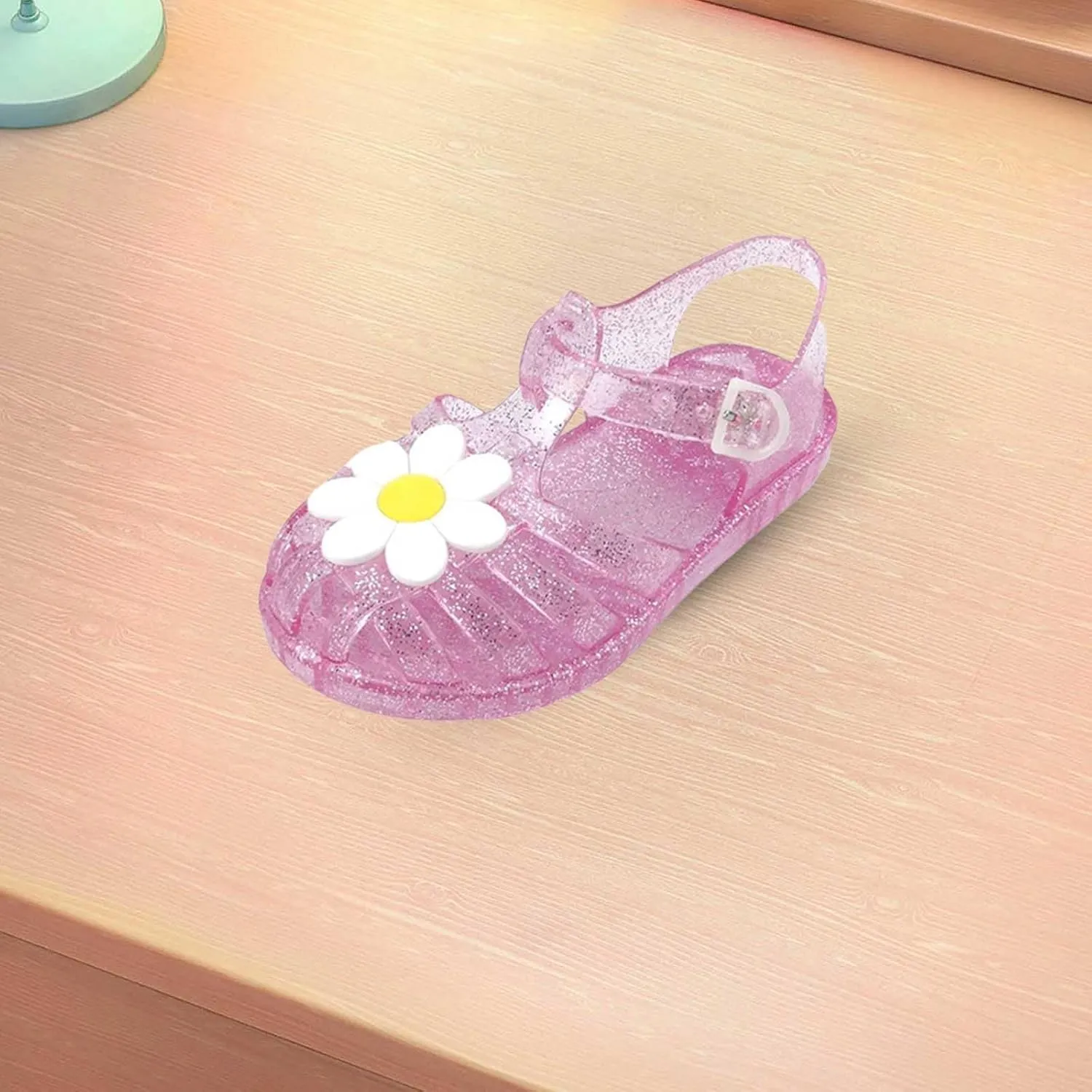 Toddler Girl Sandal Toddler Girls Shoes Breathable Shoes Flower Patterned Baby Soft Shoe Covers Beach Sandals for Girls
