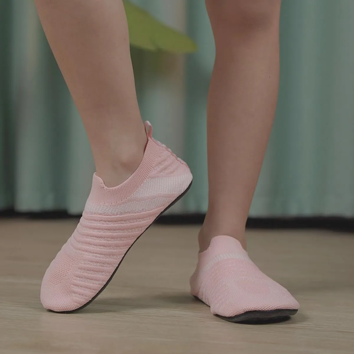 Toddler Kids Indoor House Slippers with Non-Slip Rubber Sole Lightweight First Walkers House Home Shoes for Boys Girls