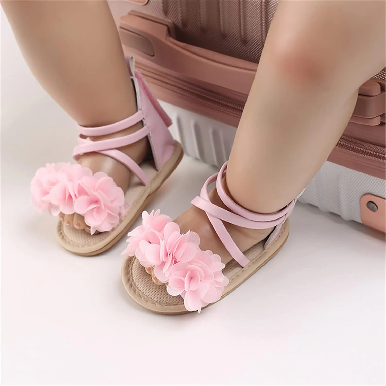 Toddler Kids Infant Girls Soild Colour Princress Shoes Sandals Soft Sole The Floor Barefoot Non Slip 5 Month Old Shoes
