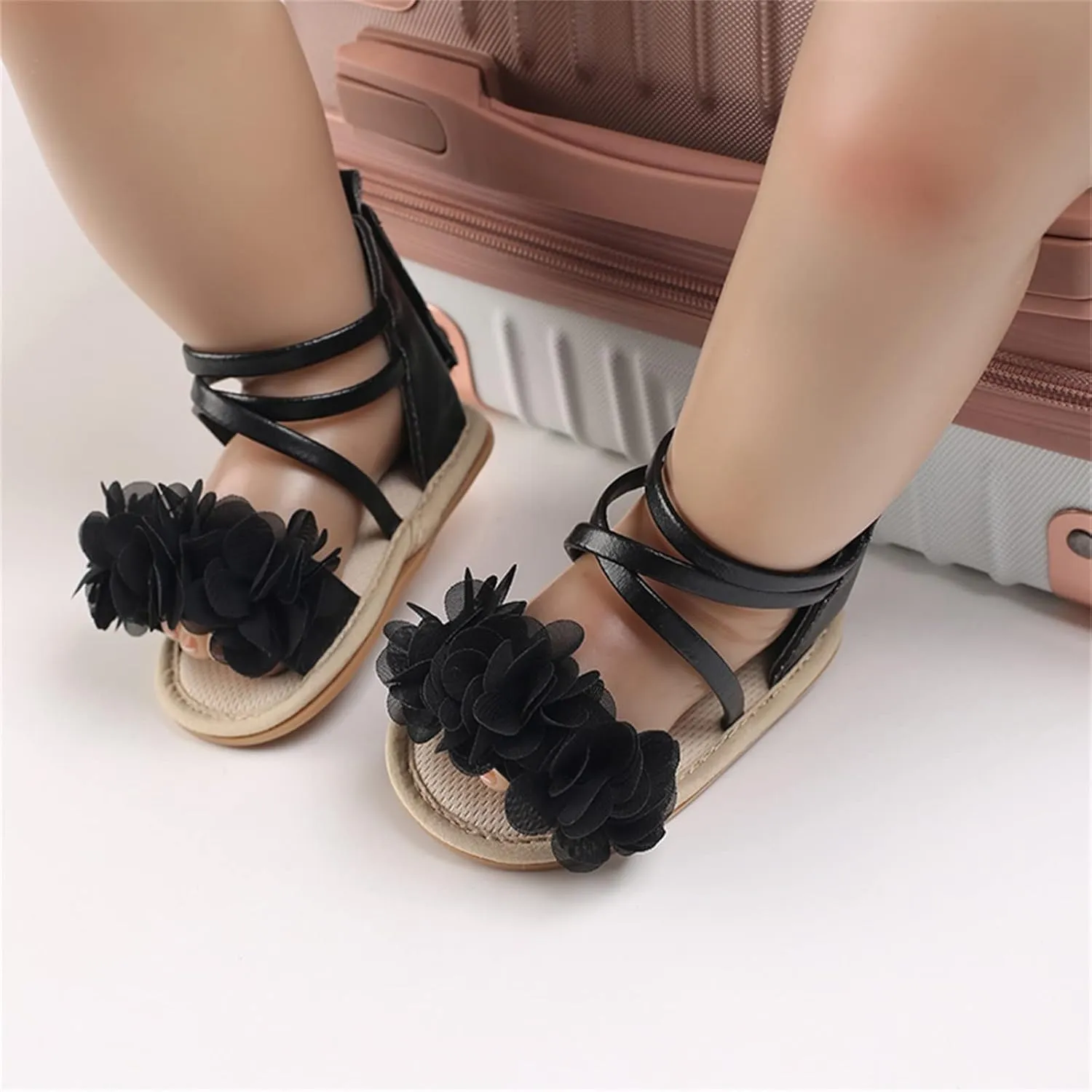 Toddler Kids Infant Girls Soild Colour Princress Shoes Sandals Soft Sole The Floor Size 5 Toddler Girl Sandals