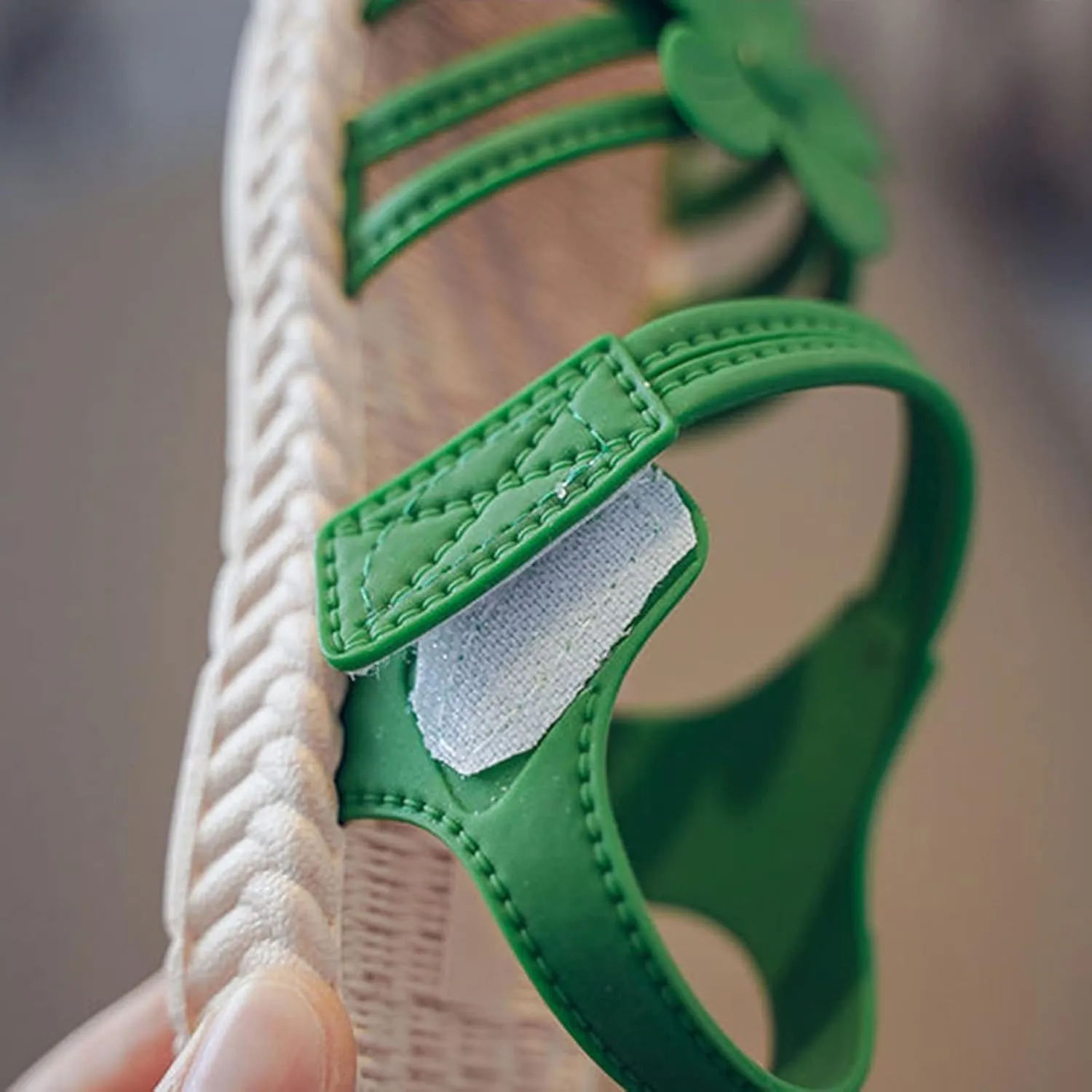 Toddler Kids Infant Girls Soild Flower Princress Shoes Soft Sole Non Slip First Walkers Prewalker Infant Jelly Sandals