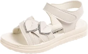 Toddler Mary Jane Love Decorative Thick Sole Sandals Soft Sole Comfortable Princess Sandals Baby Mary Jane Shoes
