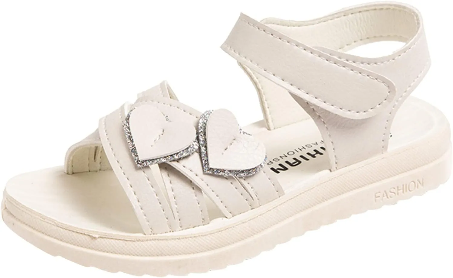 Toddler Mary Jane Love Decorative Thick Sole Sandals Soft Sole Comfortable Princess Sandals Baby Mary Jane Shoes