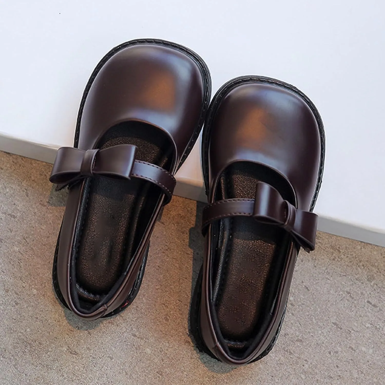 toddler sandal New Solid Rubber Soft Sole Anti Slip And Girls' Princess Shoes Leather Shoes