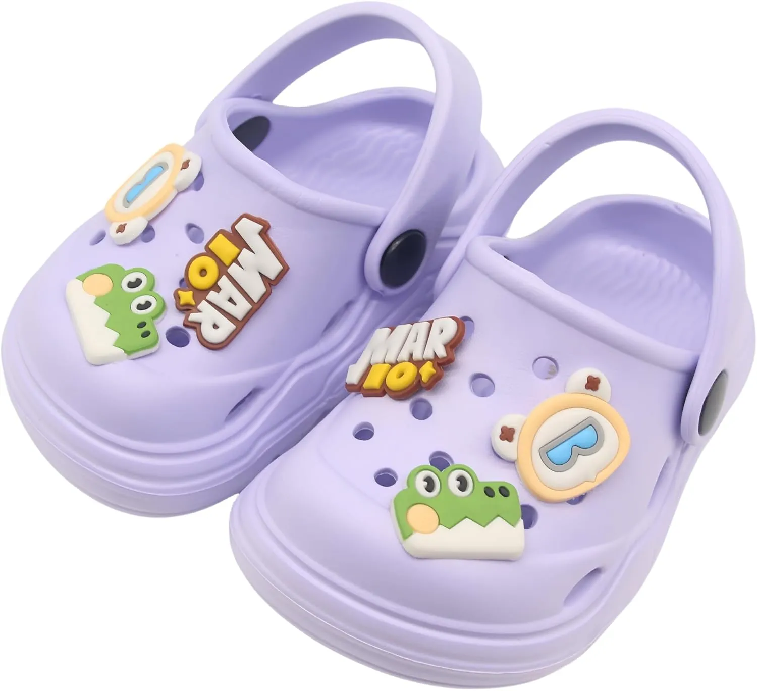 Toddler Shoes Clogs Slide Sandals for Kids Unisex for Girls and Boys Garden Shoes Cartoon Slides Slip-Resistance Slippers