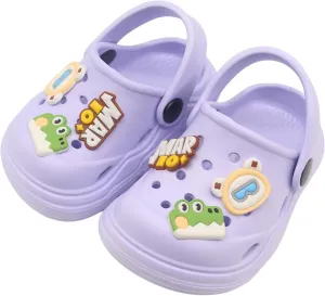 Toddler Shoes Clogs Slide Sandals for Kids Unisex for Girls and Boys Garden Shoes Cartoon Slides Slip-Resistance Slippers