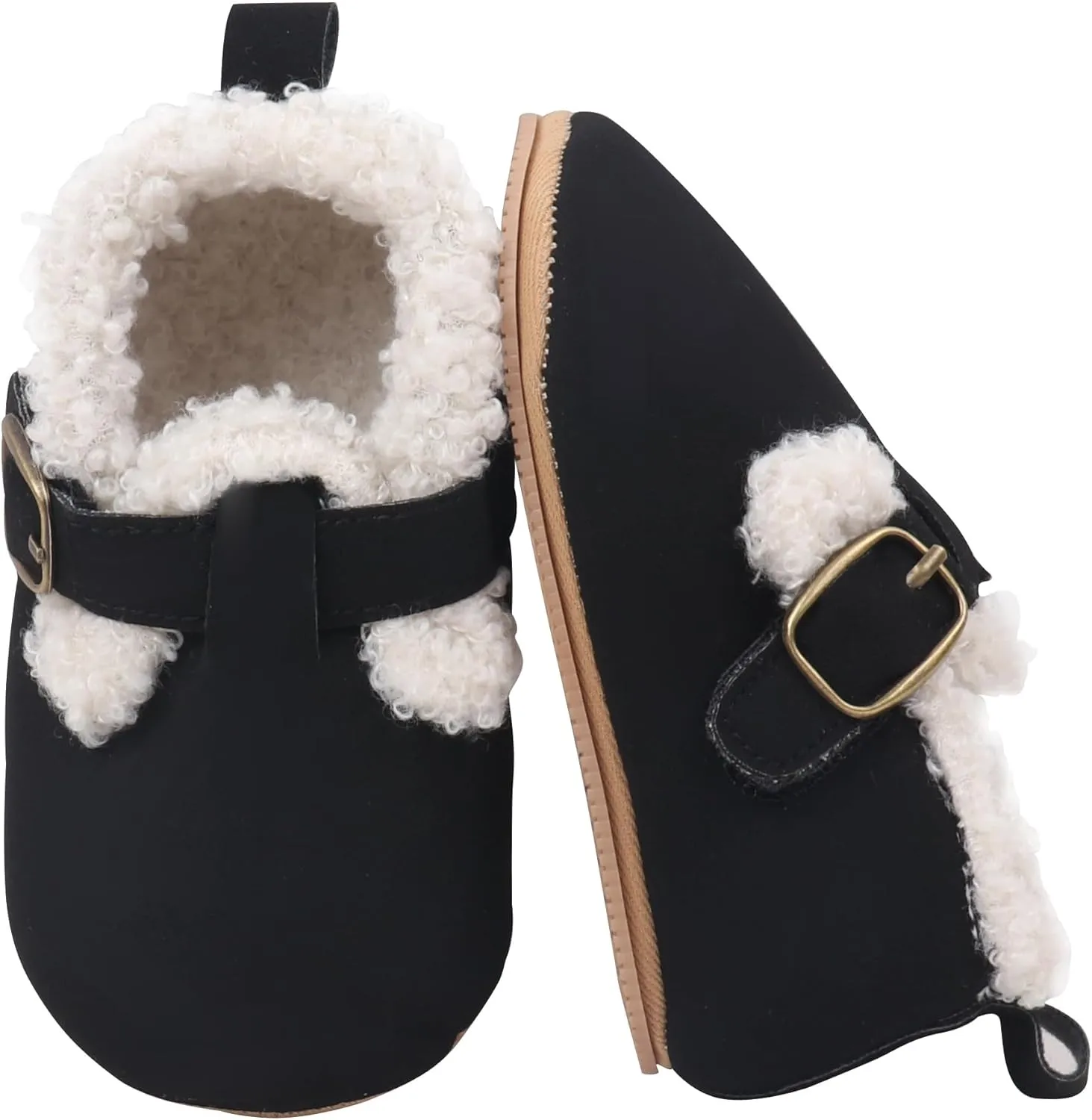 Toddler Slippers Girls Boys Non Slip Fuzzy House Shoes Soft Sole Baby Indoor Socks Walkers Boots