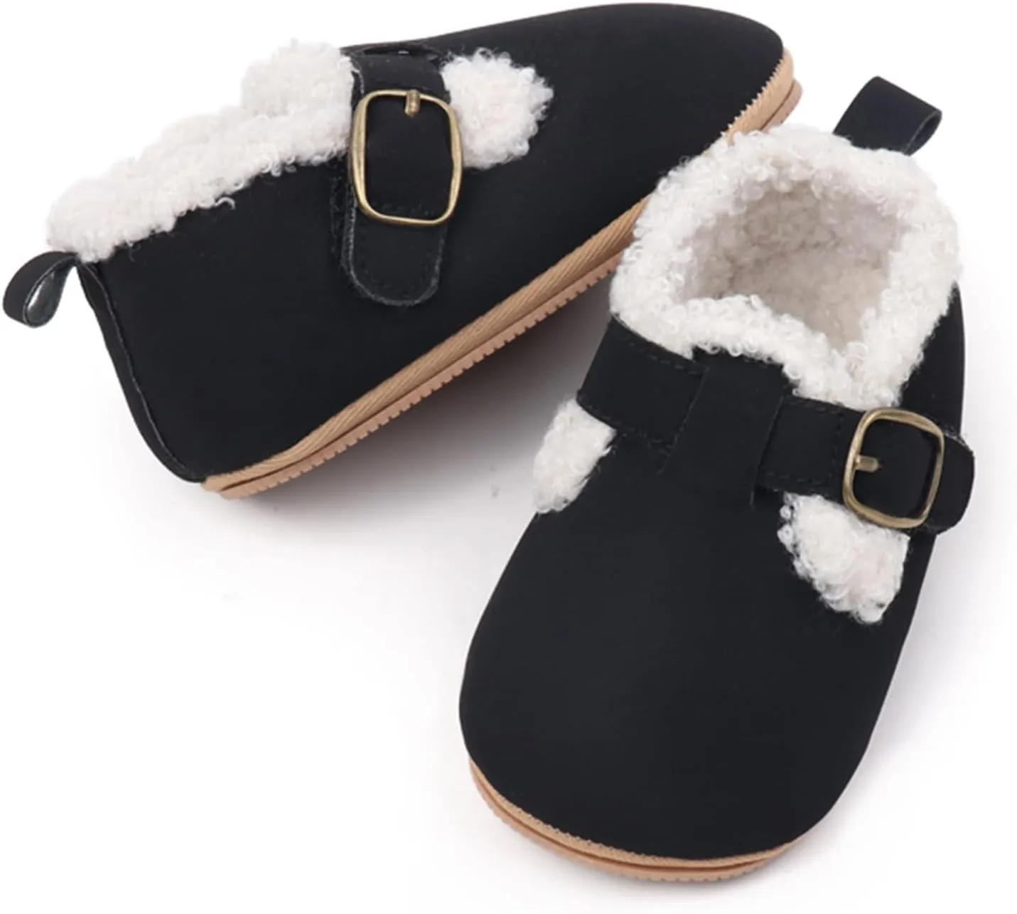 Toddler Slippers Girls Boys Non Slip Fuzzy House Shoes Soft Sole Baby Indoor Socks Walkers Boots