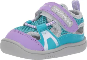 TSUKIHOSHI 4519 Ibiza 2 Strap-Closure Machine Washable Baby Sneaker Shoe with Wide Toe Box and Slip-Resistant, Non-Marking Outsole - for Infants and Toddlers, Ages 0-4